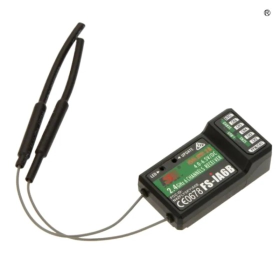 Flysky Ia6b 2.4g 6ch Ppm Output With Ibus Port for Flysky Fs-i6 Fs-i10 I6x I6s Rc Airplane Helicopter